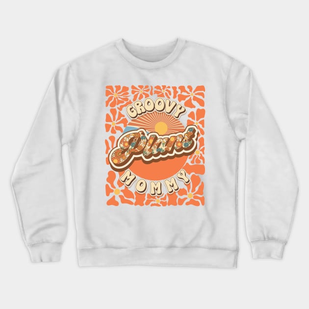 Mother day plant lover groovy gift  for mommy Crewneck Sweatshirt by HomeCoquette